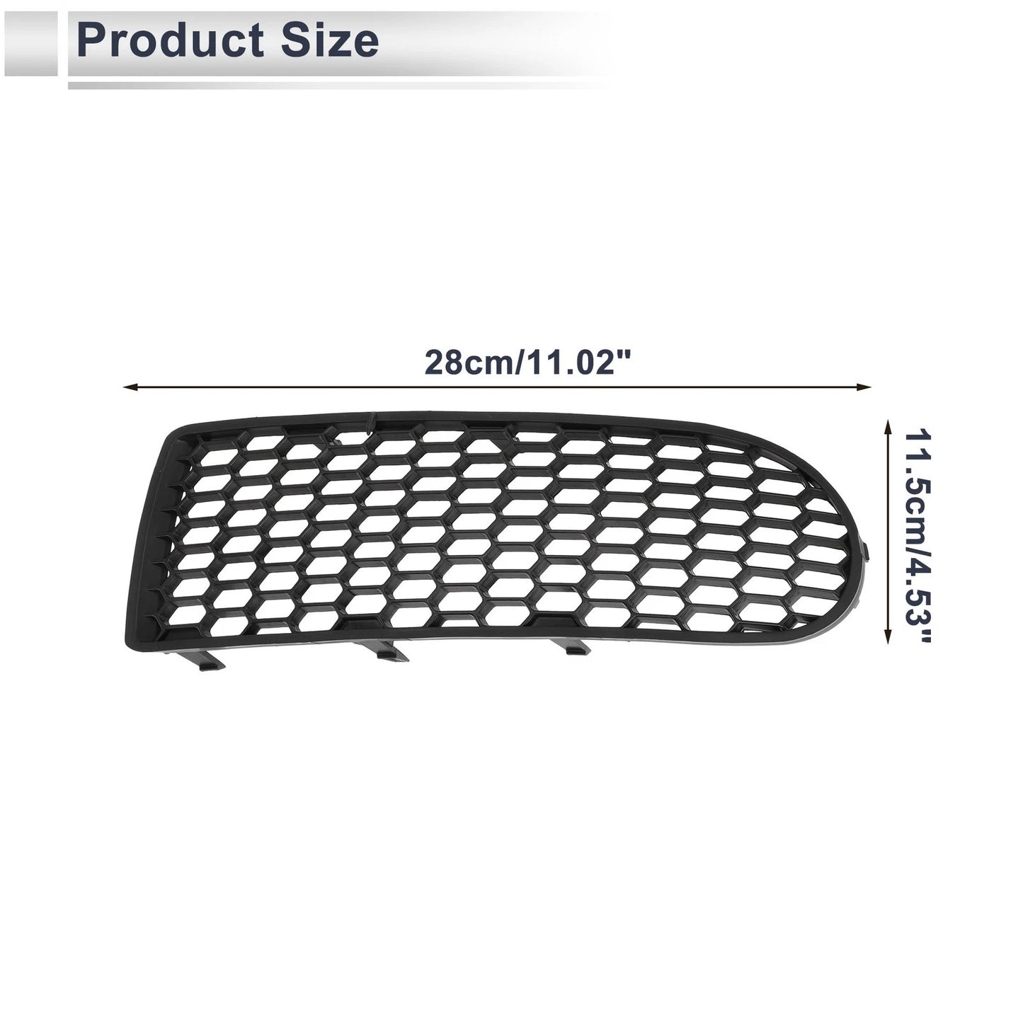 1 Pc Fog Light Grill for Volkswagen Beetle (2006–2010) No. 1C0807683H