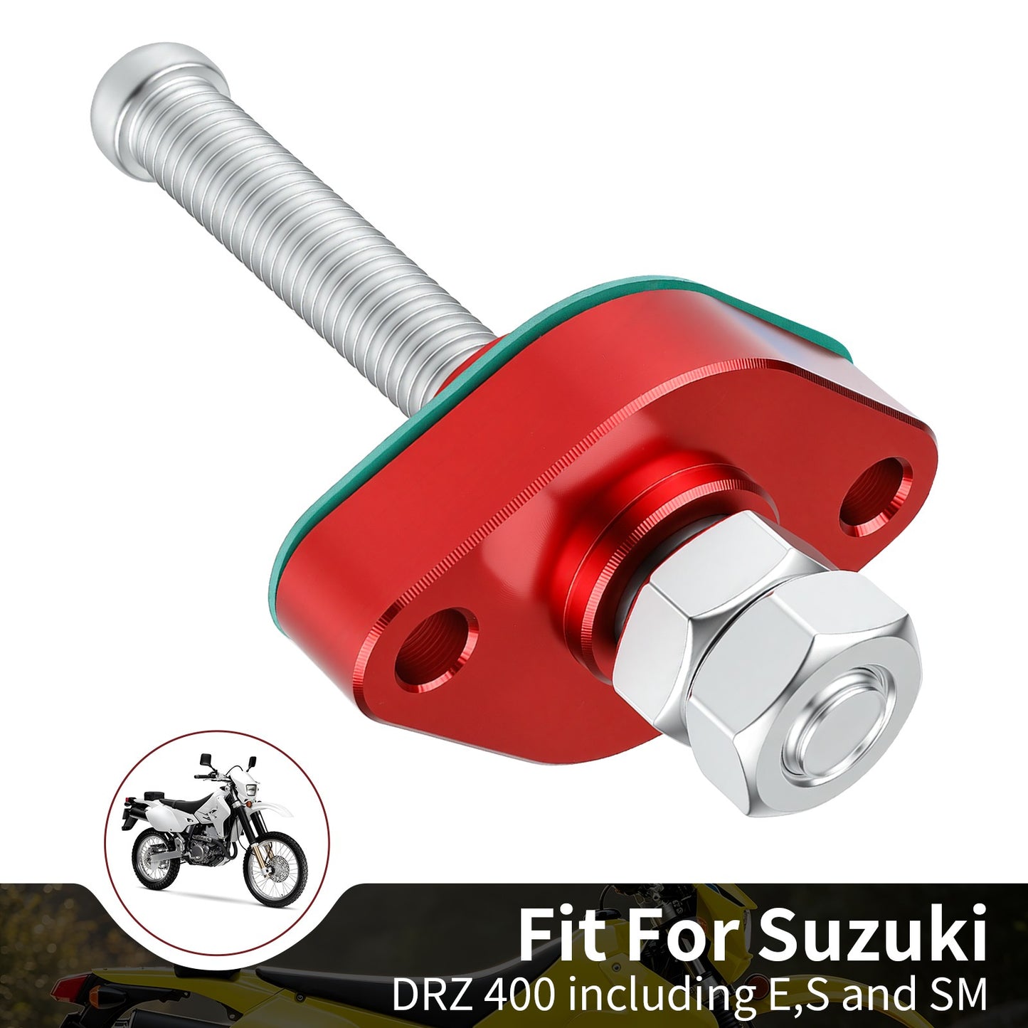 CNC Manual Cam Chain Tensioner & Gasket for Suzuki Quadsport LTZ400 (2003–2014)
