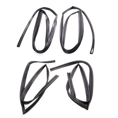 Set of 2 Front Door Glass Run Channels for Toyota Land Cruiser (1981–1997)