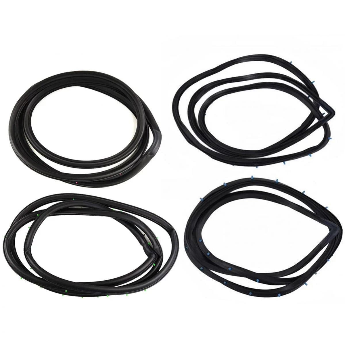 Door Rubber Weatherstrip Front Rear Set 4 Fits Isuzu D-Max TFR 4D Pickup 2003-11