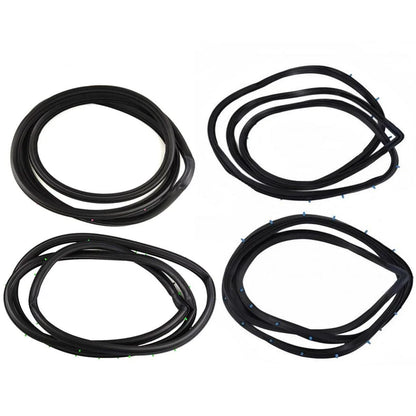 Door Rubber Weatherstrip Front Rear Set 4 Fits Isuzu D-Max TFR 4D Pickup 2003-11