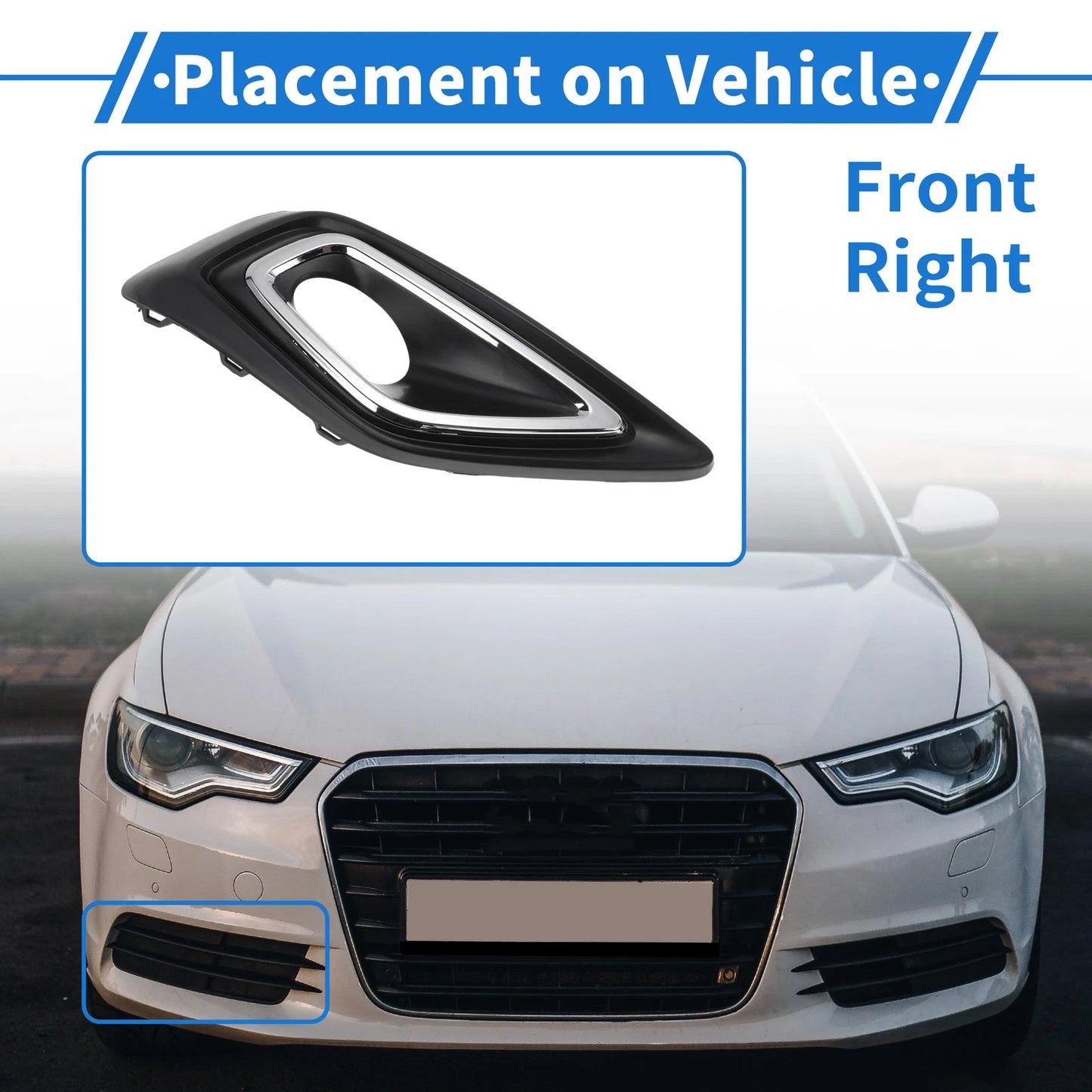 Front Right Fog Light Grill No. 71107T4NH01 for Honda Jade (2013–2016)