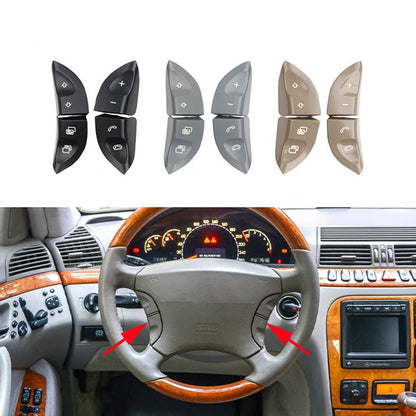 Steering Wheel Control Button Cover for Mercedes-Benz S-Class (1998–2005)