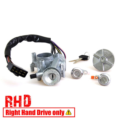 Set of 2 Ignition Door Fuel Cap Locks for Toyota Hilux (1983–1988)