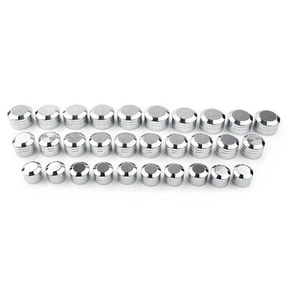 10 x CNC Inner 9/11/13mm Schrauben Bolt Topper Caps Covers for Harley Chrome
