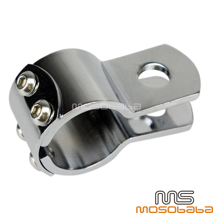 1-1/4" Highway Engine Guard Foot Pegs Clamps for Harley Dyna Sportster (2006-2023)