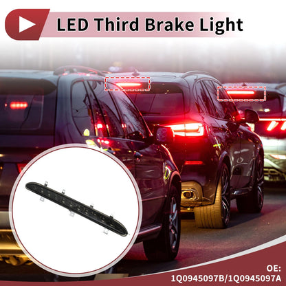 Black LED Third Brake Light for Volkswagen EOS (2006–2016) No. 1Q0945097B/1Q0945097A