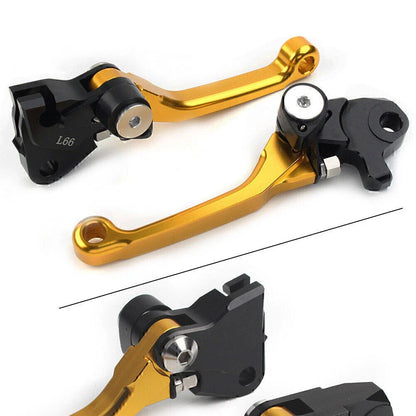 Golden Pivot Brake Clutch Levers for YAMAHA YZ 250F 426F 450F (09-20)