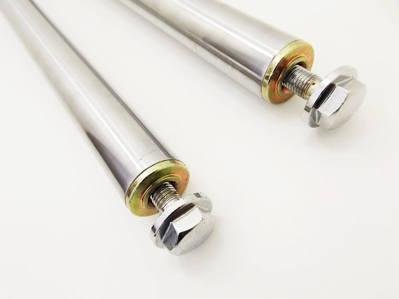 Set of 2 Front Fork Legs for Honda XR75 (K0-K3) Silver Suspension Shocks