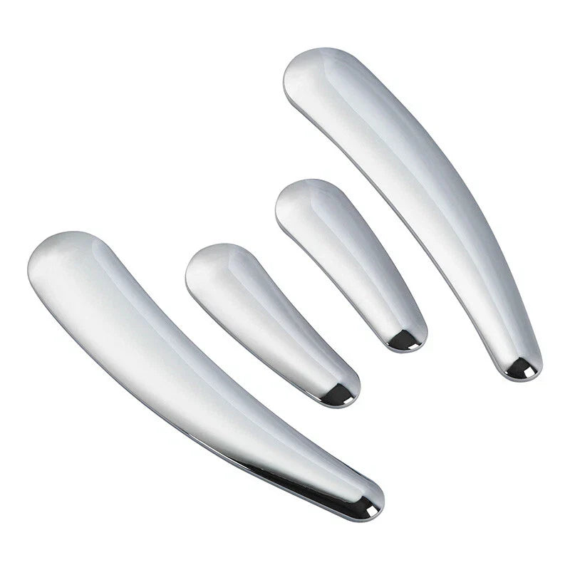 4x Chrome Swingarm Frame Inserts for Harley Softail FLSTF FLSTN (2008 - 2017)