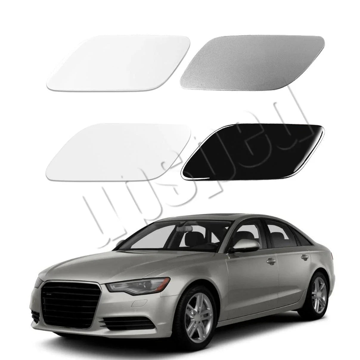 Front Bumper Headlight Washer Cover Cap for Audi A6 C7 (2012–2017)