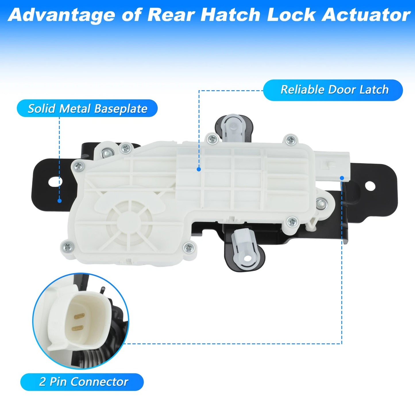 Trunk Lock Actuator for Chevrolet Silverado 1500/2500/3500 HD (2020–2025)