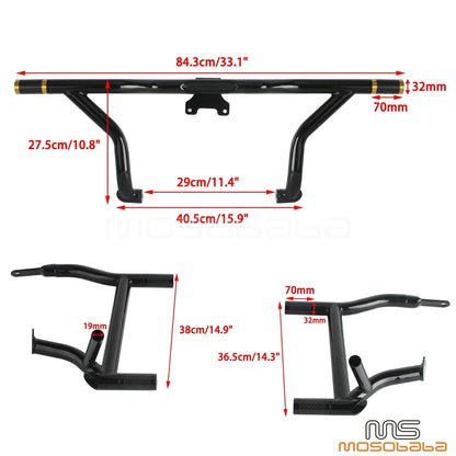Highway Engine Guard Crash Bar for Harley Road Glide FLTRXST FLTRKSE (2022-2023)