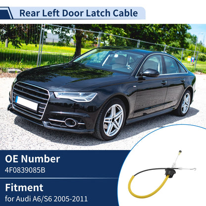 Door Latch Cable No. 4F0839085B for Audi A6/S6 (2005–2011) Rear Left