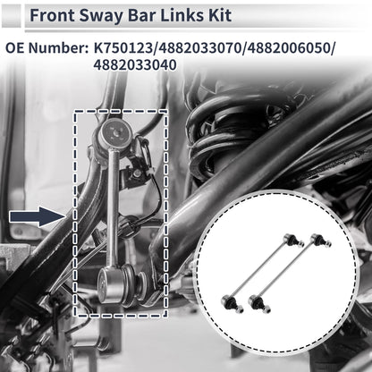 Front Stabilizer Bar Links No Bushing for Toyota Avalon (2013–2018) No.K750123