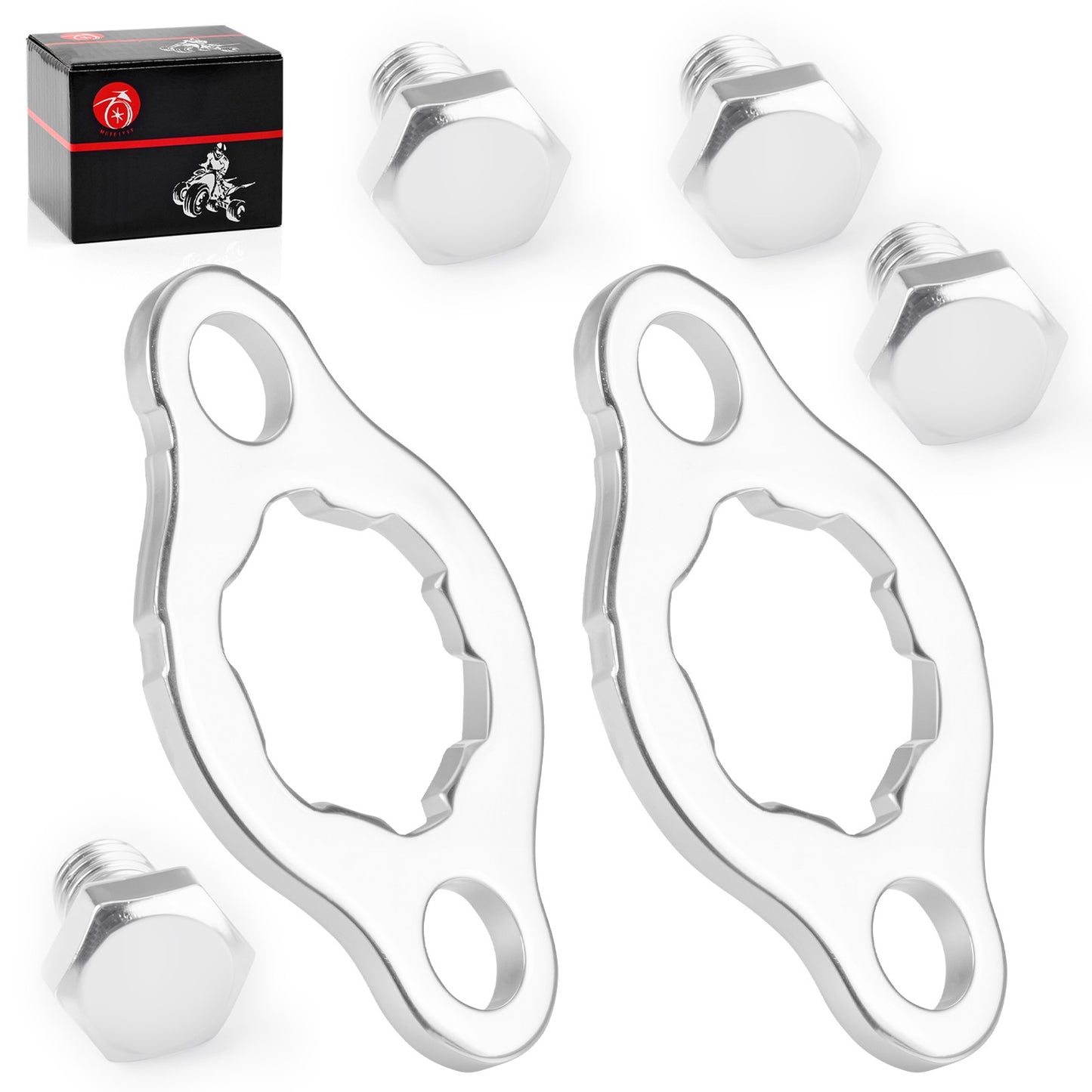 2X Front Sprocket Retainer Plate with Bolts for Honda CT70 (1970–1982)