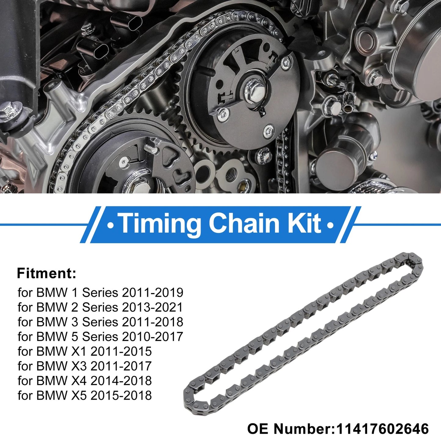 Timing Chain Kit for BMW 1 Series (2011–2019) No. 11417602646