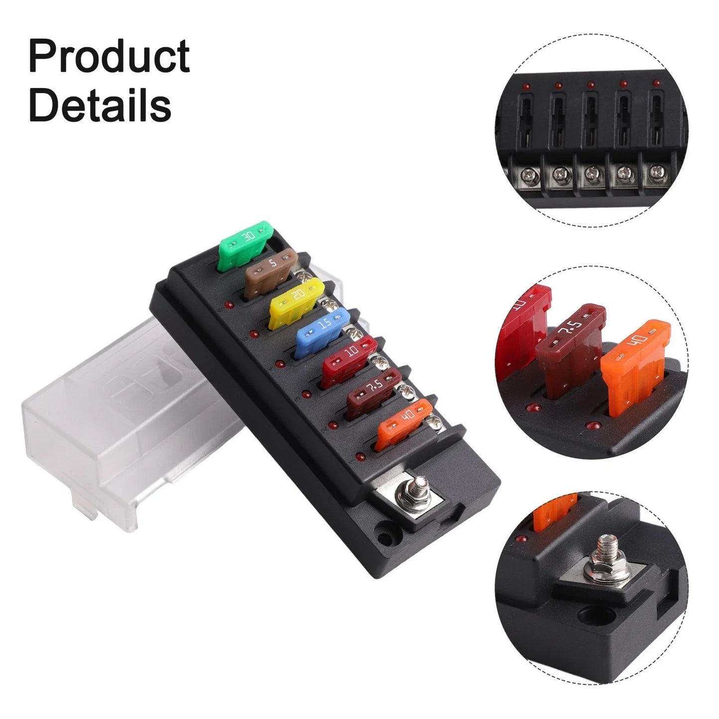 Fuse Panel 12V Waterproof for PROTECTION