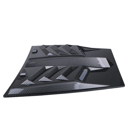Carbon Fiber Hood Vent Scoop Cover for Universal Vehicles