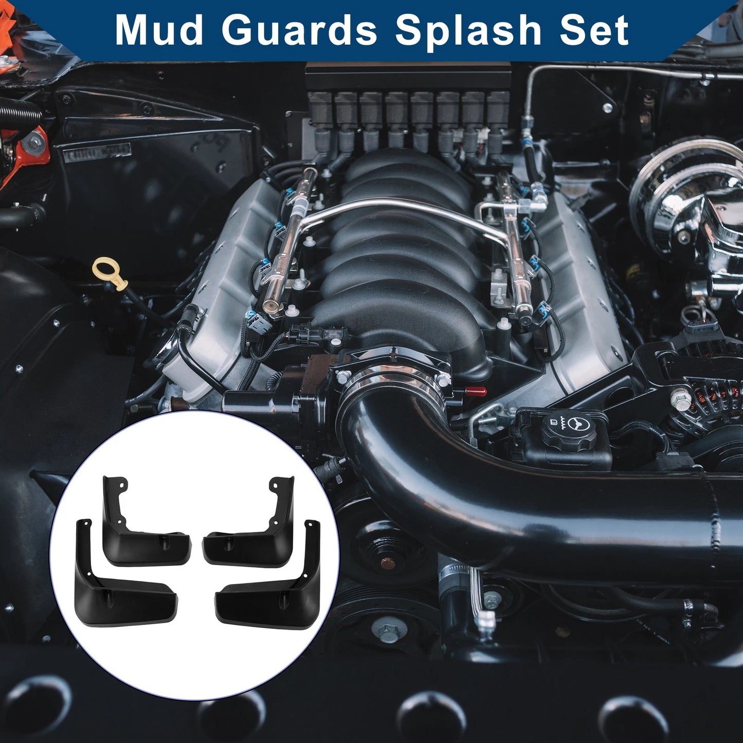 Mud Flaps Splash Guards for Toyota Camry (2015–2017)