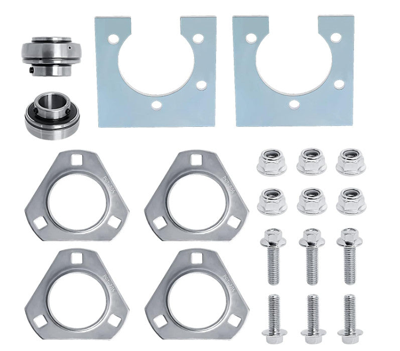 Go-Kart Live Axle Bearing Kit for Go-Kart Mini Bike (3-Hole)