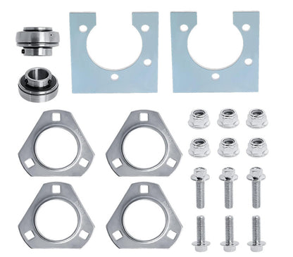 Go-Kart Live Axle Bearing Kit for Go-Kart Mini Bike (3-Hole)