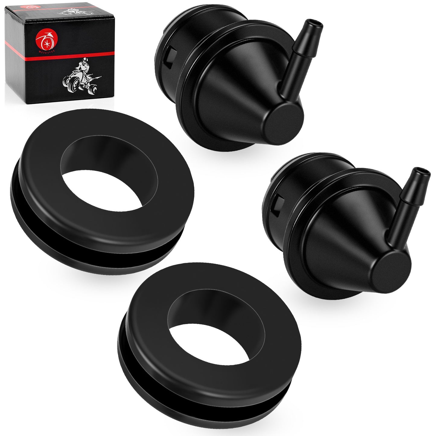 2 Fuel Tank Vent Insulation Grommets for Club Car DS Precedent (1992–2015)