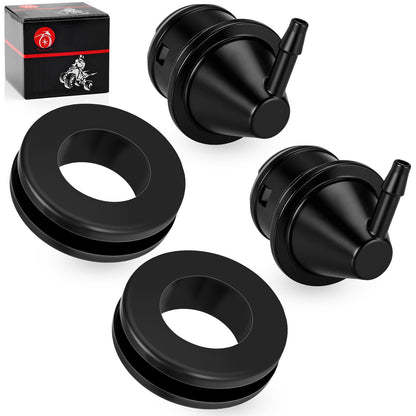 2 Fuel Tank Vent Insulation Grommets for Club Car DS Precedent (1992–2015)
