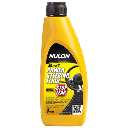 2X Power Steering Fluid with Stop Leak for Various Models (1L)