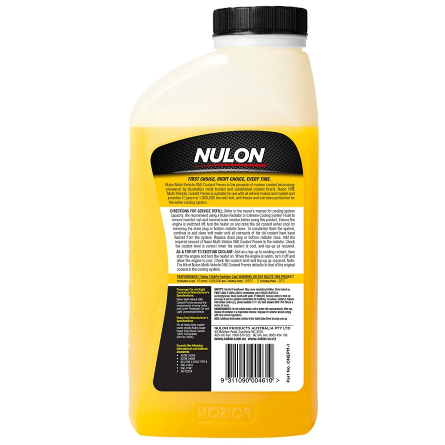 Coolant Premix for Multi-Vehicle Applications (1L)