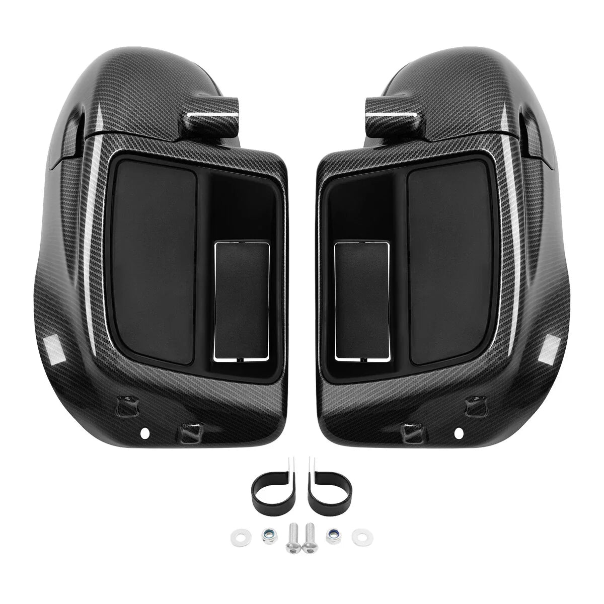 Carbon Fiber Lower Vented Fairing Glove Box for Harley Electra Glide (2014-2024)