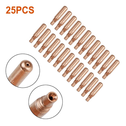 25pcs T-M035 Contact Tips for Miller Acculock MDX MIG Gun (–)