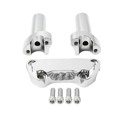 4" Risers 1" Handlebar Clamp for Harley Fat Boy Low Rider Softail (2007-2017)