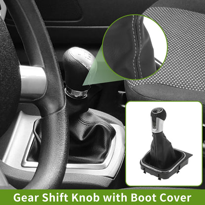 6 Speed Gear Shifter Knob with Cover for VW Golf MK5 (2004–2009)