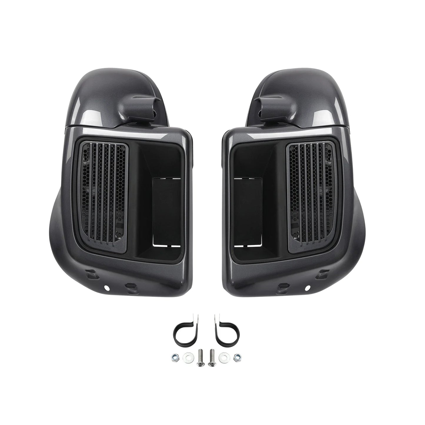 Vented Fairings for Harley Electra Glide 2014-2023 Gauntlet Gray Metallic