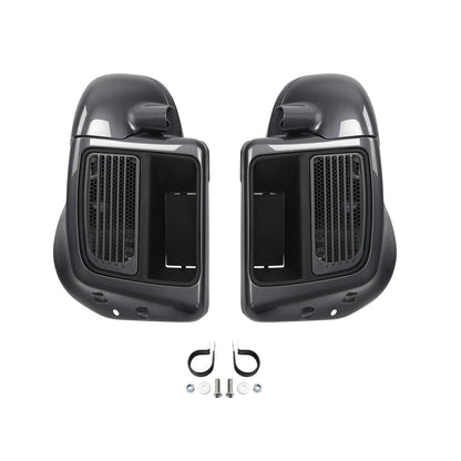 Vented Fairings for Harley Electra Glide 2014-2023 Gauntlet Gray Metallic