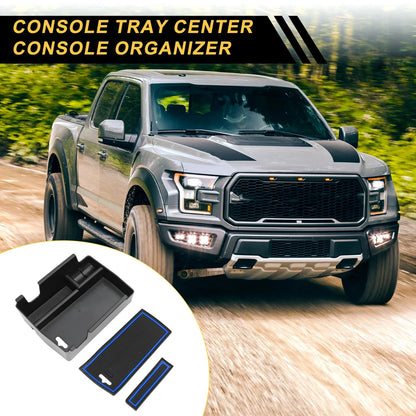 Center Console Armrest Organizer Tray for Jeep Compass (2022–2023) Blue