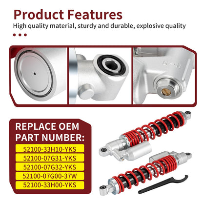 Adjustable Front Air Shocks for Suzuki Quadsport Z400 (2003–2014)