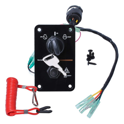 Ignition Key Switch Panel for Yamaha Outboard