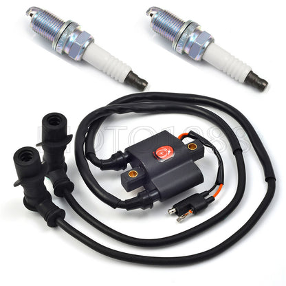 Ignition Coil Spark Plug & Cap for Polaris Sportsman 600 700 (2002–2006)