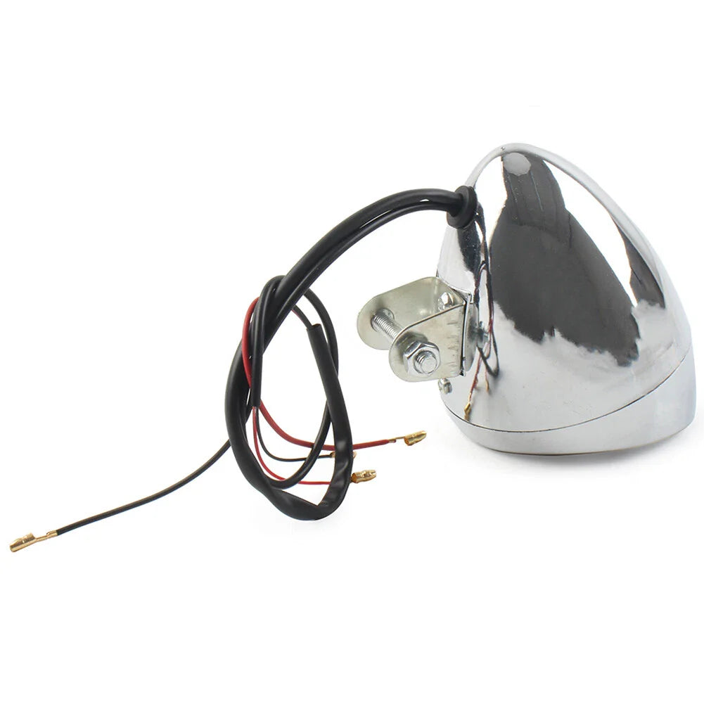 Chrome Retro LED Headlight Spot Lamp for Honda VTX 1800 (2002-2009)
