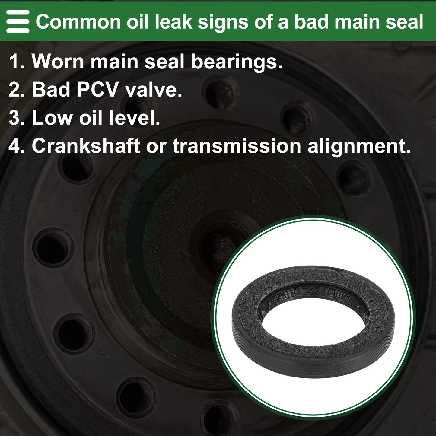 Front Crankshaft Oil Seal for Ford Escort (1998–2003) No. 1102415