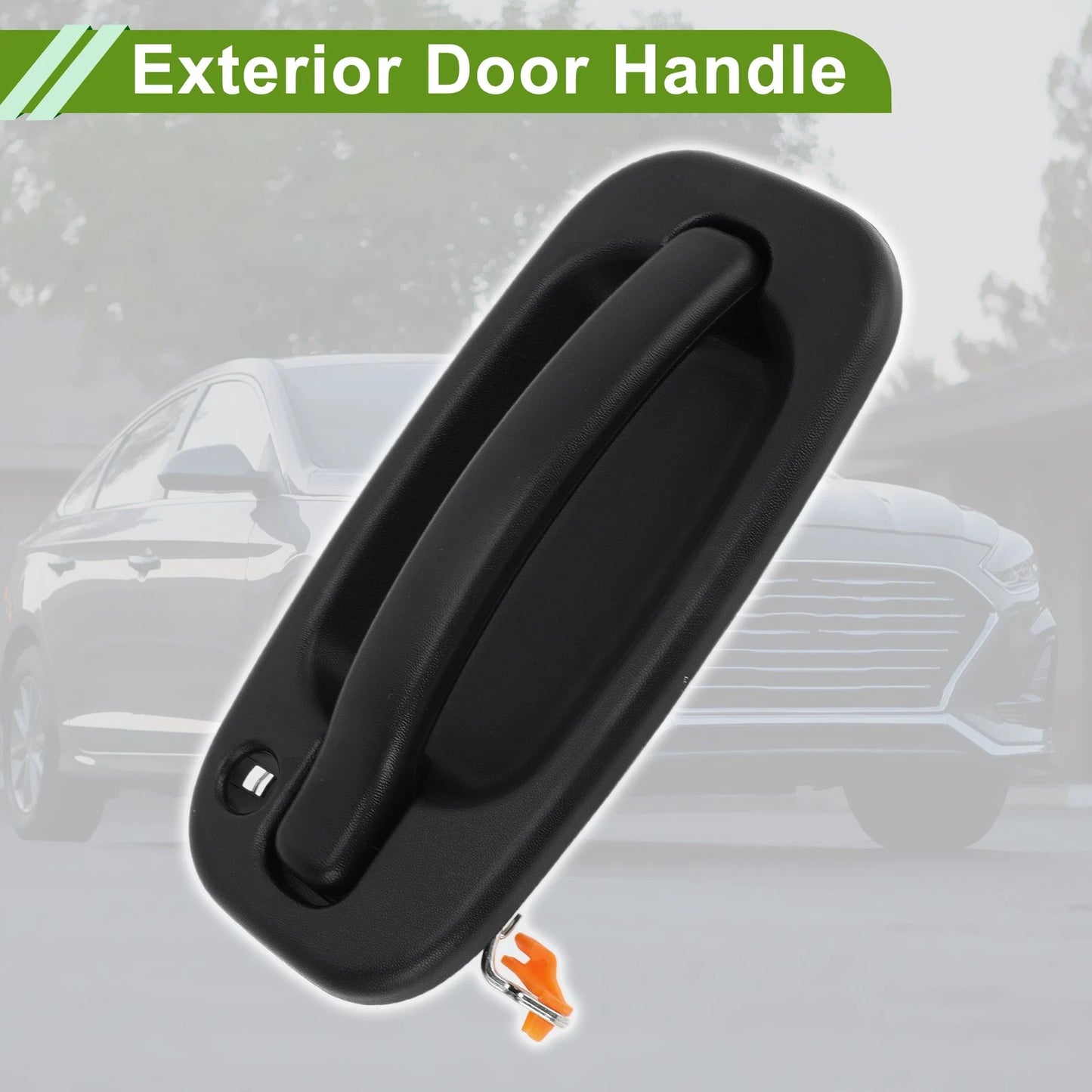 Exterior Door Handle for Chevrolet GMC (2010–2015) Black Front Left No.15034985