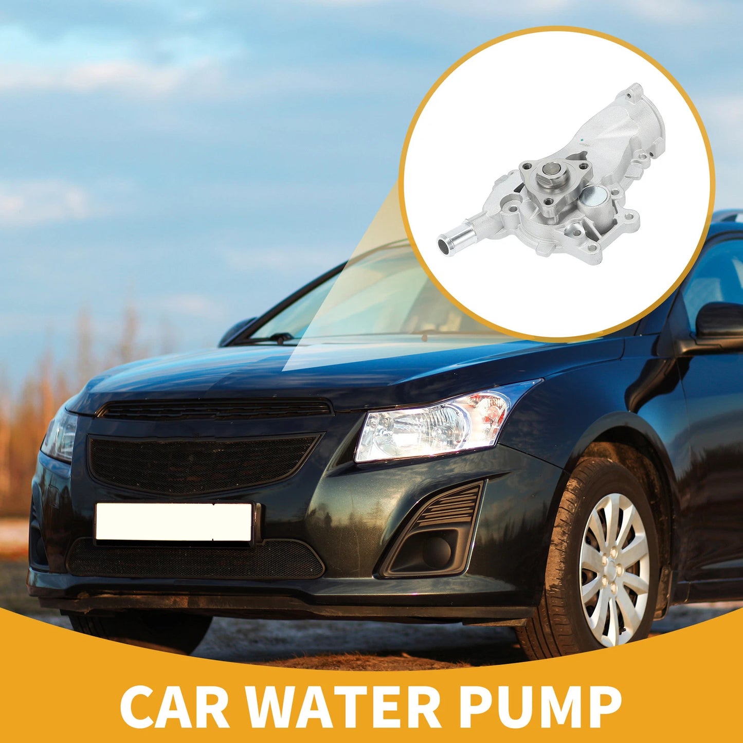 Water Pump for Buick Encore (2013–2021) & Chevrolet Cruze (2011–2016) No. 1334228/25193406
