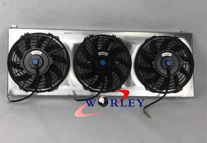 Alloy Radiator Shroud with Fans for Jeep Cherokee XJ (1991–2001)