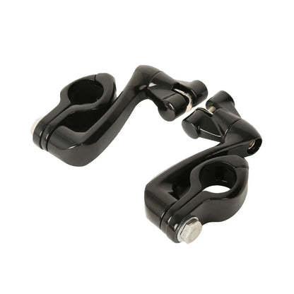 Adjustable 1.25" Highway Foot Peg Mounts for Harley Engine Guards