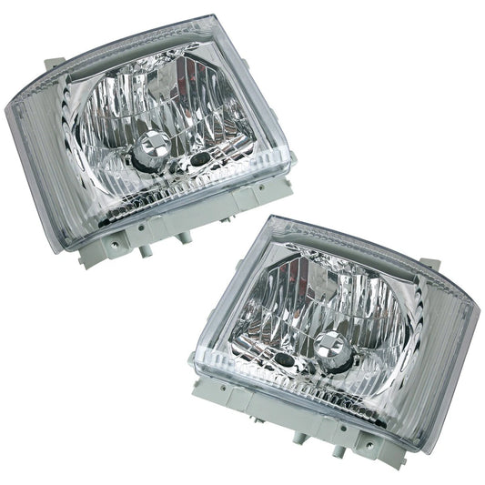 1 Pair Front Headlight for Isuzu Elf NPR NQR NPR-HD NLR (2008-On)