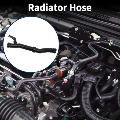 Radiator Hose Coolant Pipe for Volkswagen Jetta (2011–2014) 1 Pcs Black Plastic