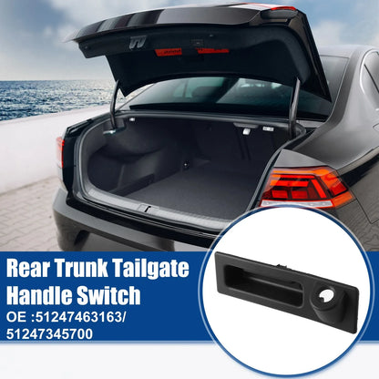 Rear Trunk Tailgate Lock Release Handle Button Switch for BMW X3 (2015-2017)