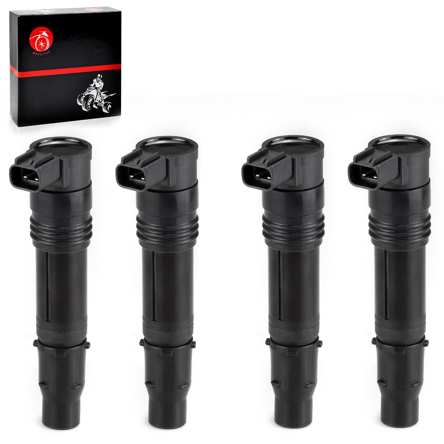 Set of 4 Iridium Spark Plugs for Kawasaki Ninja ZX-14/R, ZX-10R